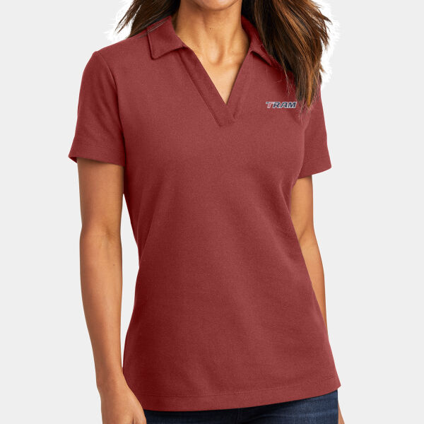 Port Authority® Women's C-FREE® Cotton Blend Pique Polo Thumbnail